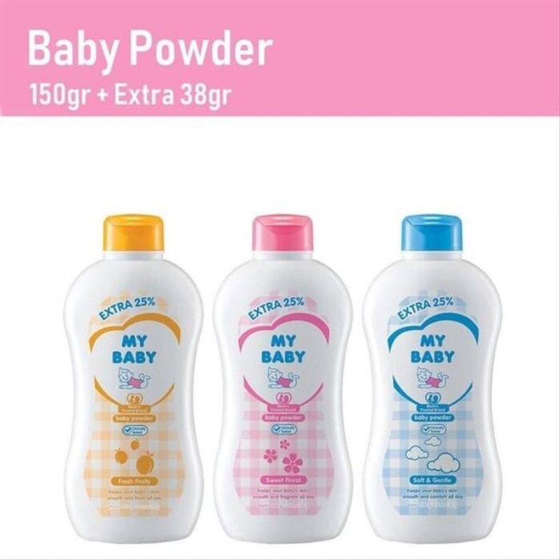 My Baby Powder - My Baby Bedak Bayi - My Baby Bedak Bayi Tabur Halus Wangi Lembut