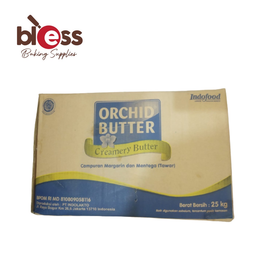 

ORCHID BUTTER UNSALTED / TAWAR KARTONAN 25 KG