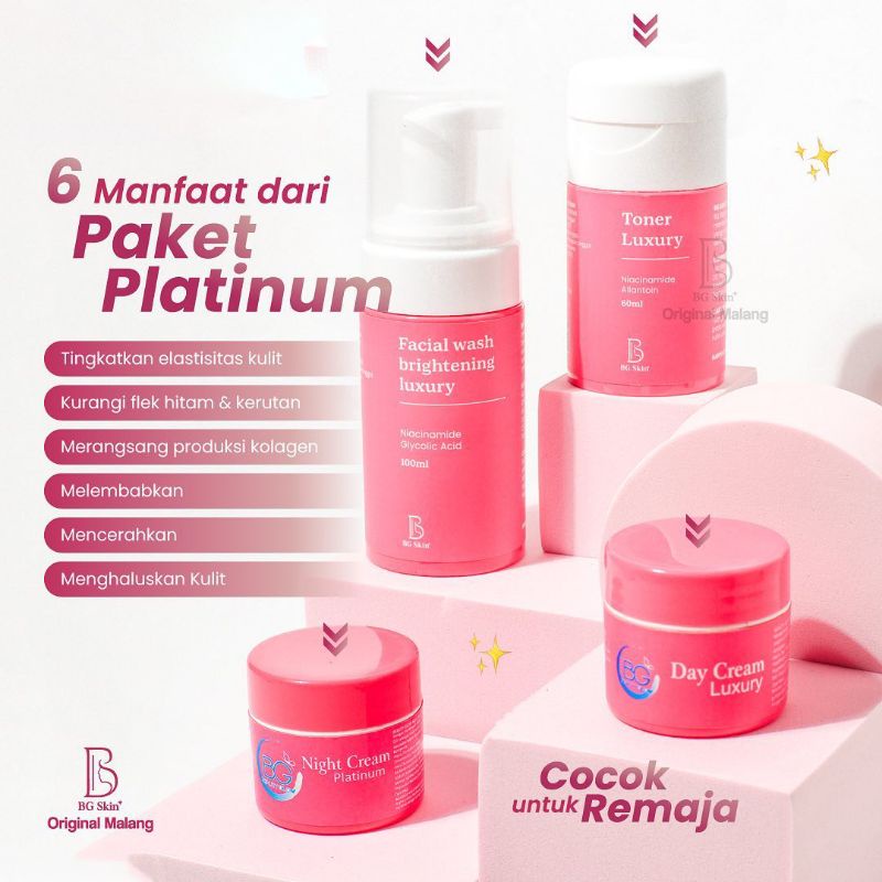 BG SKIN PAKET WAJAH PAKET PLATINUM