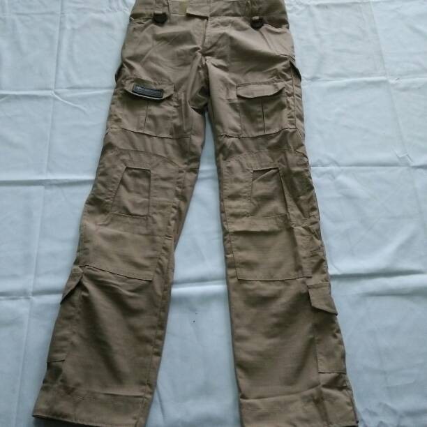 tactical long kneepad pants khaki, green olive local cotton ripstop