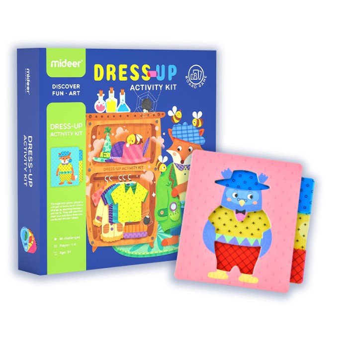 mideer dress up activity toys and color pattern mainan edukasi