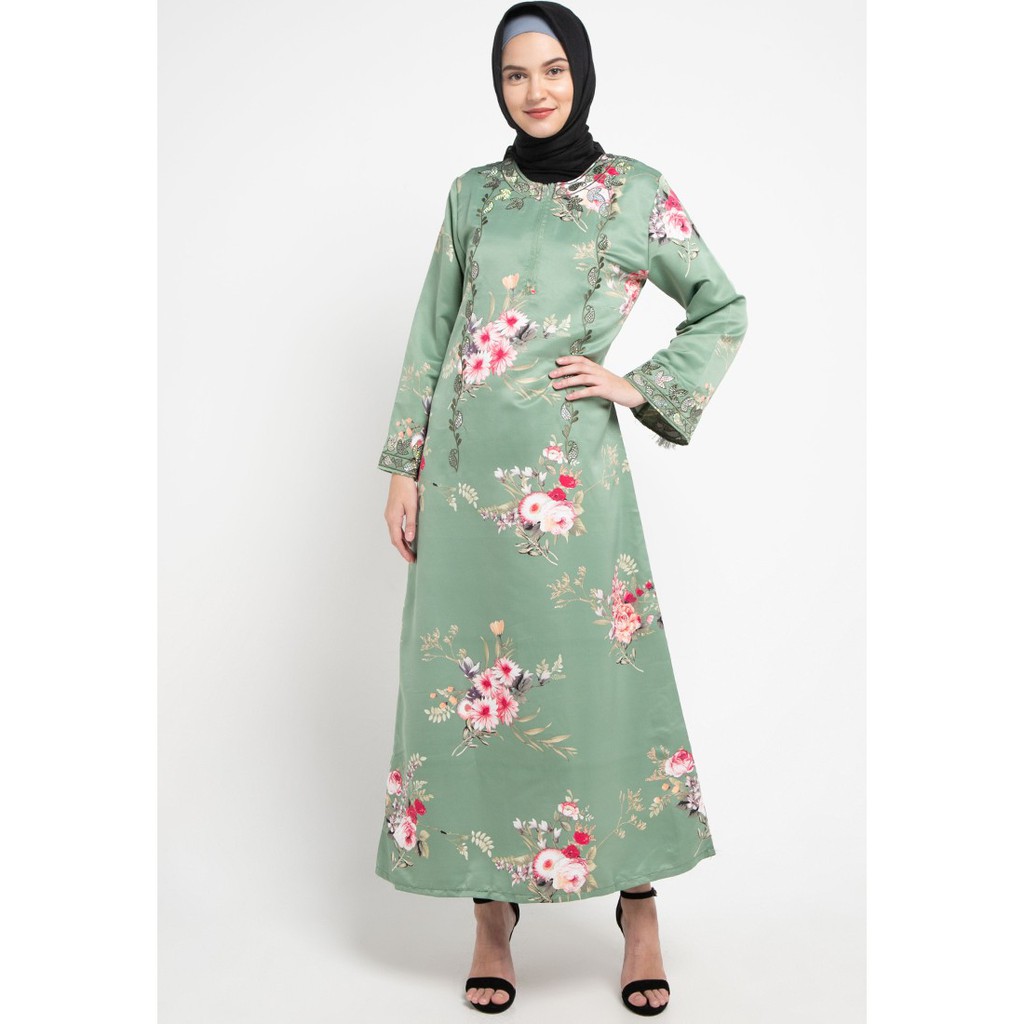 Jual Murah Arjuna Weda Jalabeyah Batik Avlia - Hijau ZKDGEgS7QBDGn