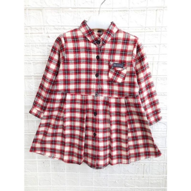 DRESS ANAK/DRESS FLANEL ANAK