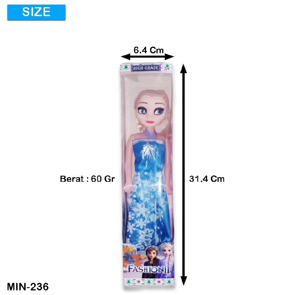 Mainan anak boneka berbie ELSA FROZEN DOLL MURAH