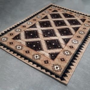 KARPET MIRZAE 100X150 MZ02 BROWN-1