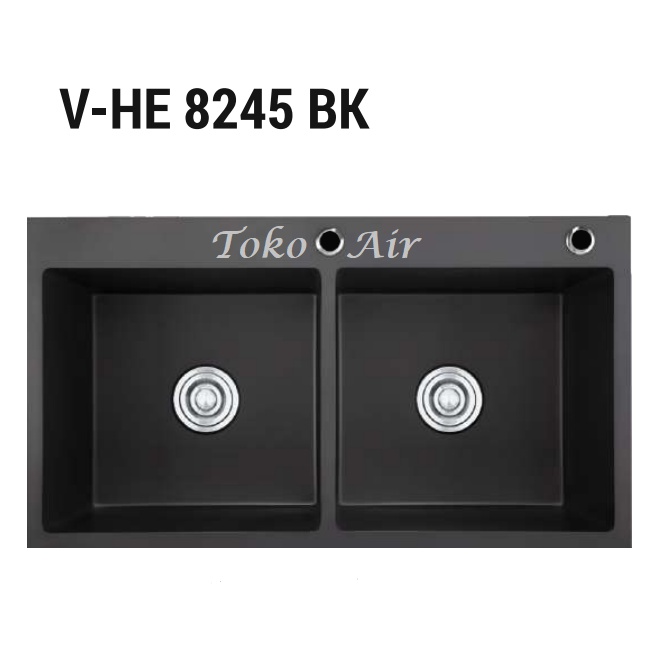 Kitchen sink 8245 black VALPRA