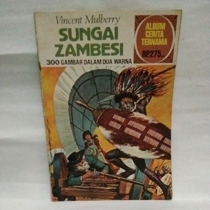 komik Album Cerita Ternama SUNGAI ZAMBESI (Vincent Mulberry) 300 gambar dalam dua warna