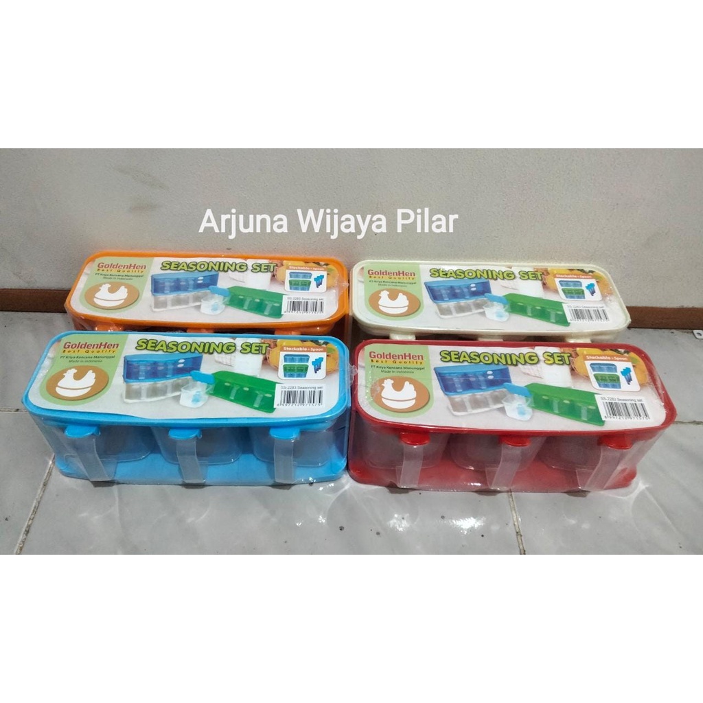 TEMPAT BUMBU GOLDEN HEN SEASONING SET S3 2283