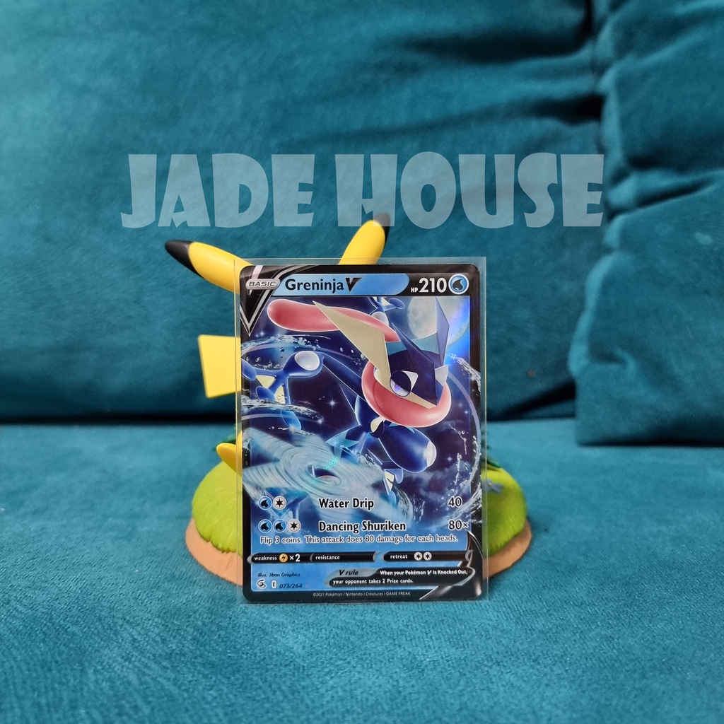 Greninja V 073/264 (Fusion Strike) - Kartu Pokemon TCG English