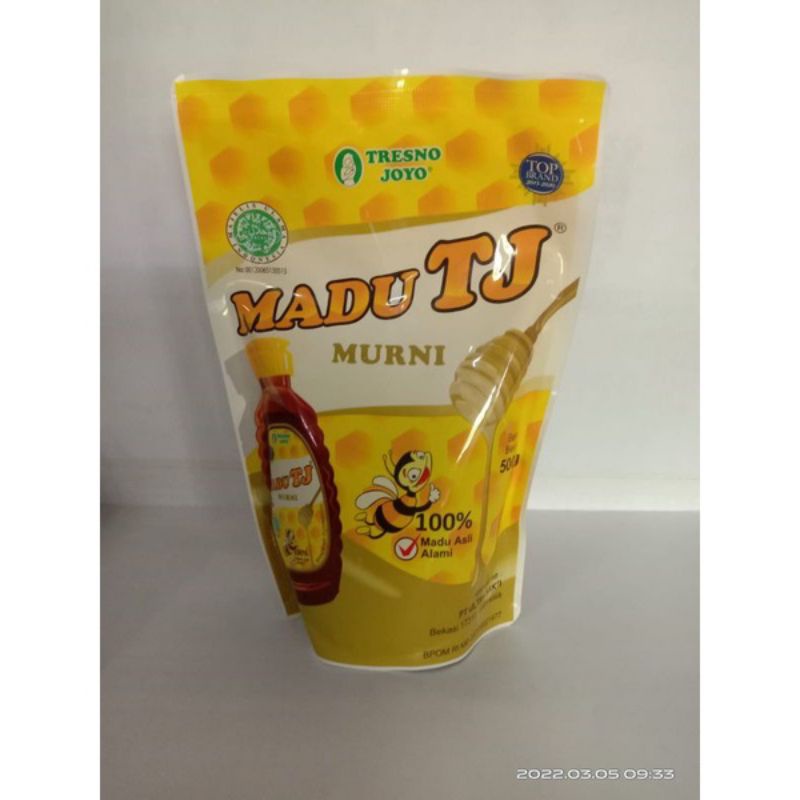 

MADU TJ MURNI 500 GR REFIL pouch