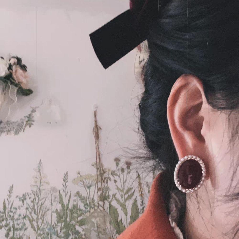 Mxbeauty Anting Perempuan Peri Lucu Elegan Berlian Imitasi Temperamen Anting Mutiara Vintage