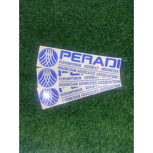 Cutting Stiker Peradi Logo Baru