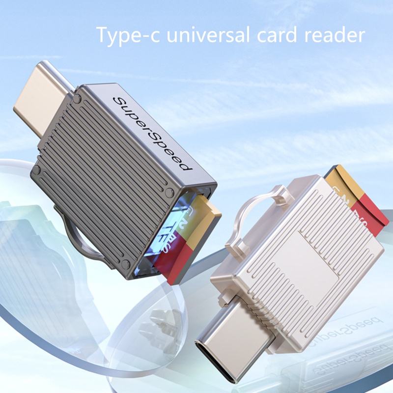 Btsg Type -C to TF Card Reader Universal Untuk Macbooks Phone Type C USB3.0 OTG Adapter