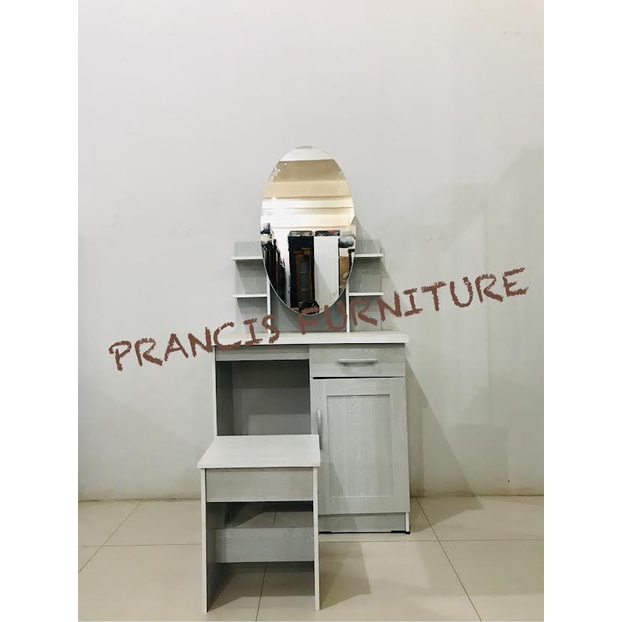 MEJA RIAS G STAR MEJA RIAS OVAL SLIDING MEJA RIAS MINIMALIS PARTIKEL BOARD G STAR