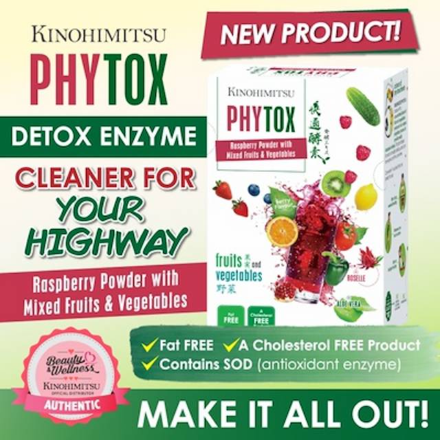 Kinohimitsu Phytox Detox Enzyme 30 sachets Shopee Indonesia