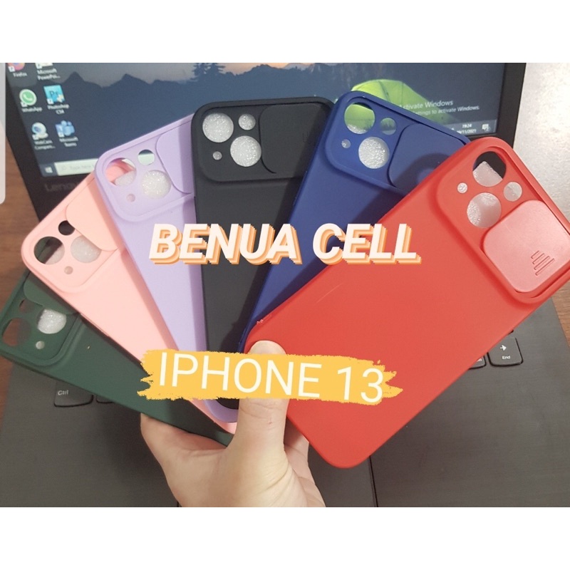 IPHONE 13 CASE SLIDE PLUS PELINDUNG KAMERA IPHONE 13 -BENUA DUNIA