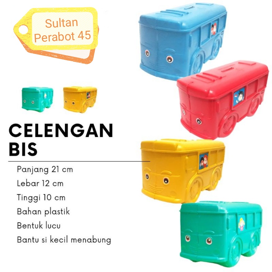 PROMO CELENGAN TABUNGAN ANAK KARAKTER BIS TAYO