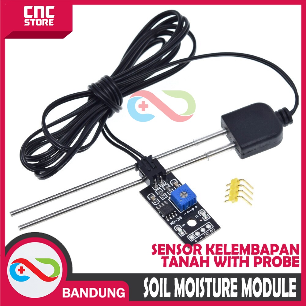 RESISTIVE HUMIDITY SOIL MOISTURE SENSOR KELEMBABAN TANAH ANTI KOROSI TAHAN KARAT FOR ARDUINO