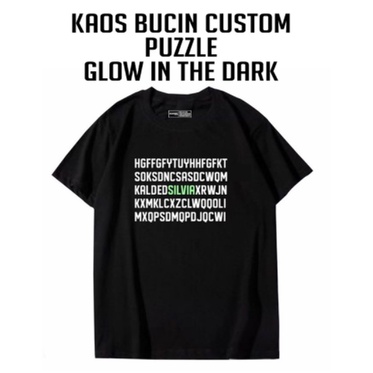 KAOS GLOW IN THE DARK / REFLEKTIF VIRAL TIKTOK - AESTHETIC