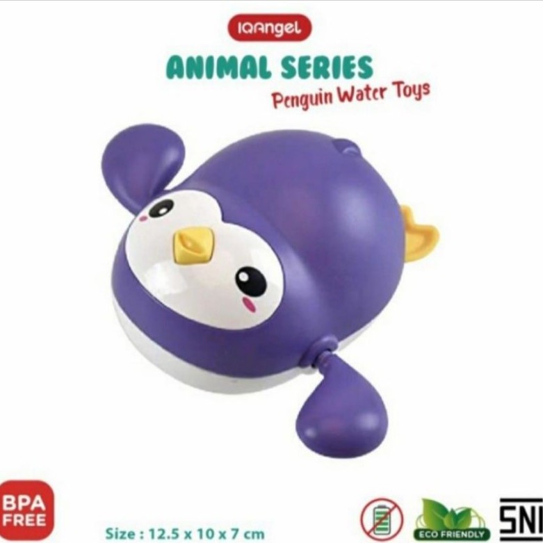 IQ ANGEL Penguin Water Toys Mainan Mandi Bayi  Kids Toys SNI Bath Toy