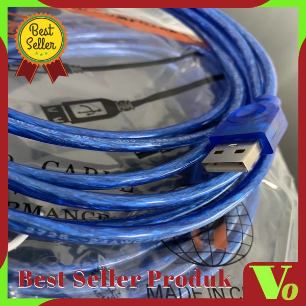 KABEL USB EXTENSION 3M MALE TO FEMALE 3 Meter PENYAMBUNG USB EXTENTION KABEL USB MALE FEMALE 3M