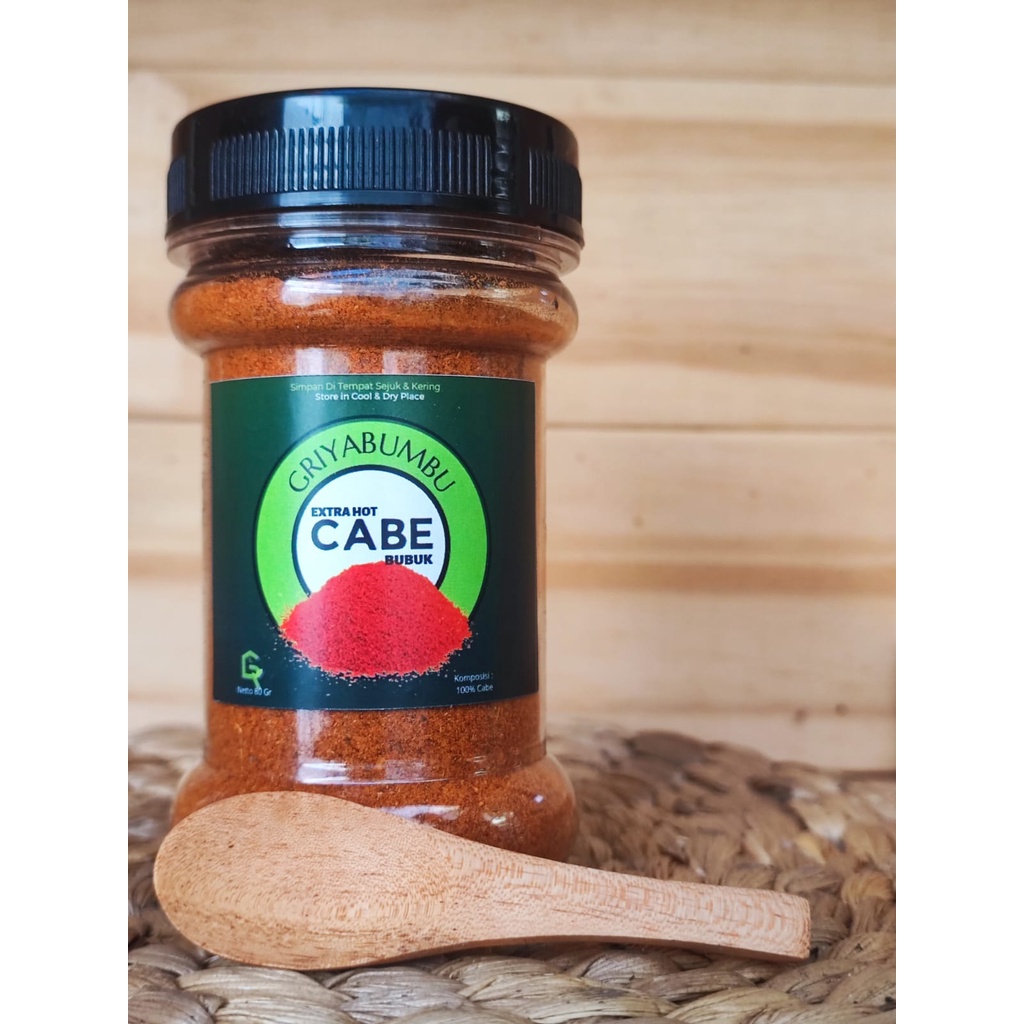 

Griya Bumbu Rasa Rempah ALL Cabe Cabai Pedas EXTRA HOT Red Chili Paprika Flakes Bubuk Bumbu Dapur 50g