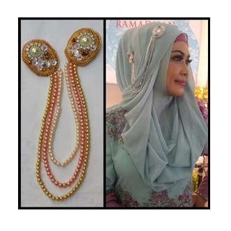 Bros / Bros Jilbab / Bros Hijab / Aksesoris Wanita / Bros Kalung Hijab
