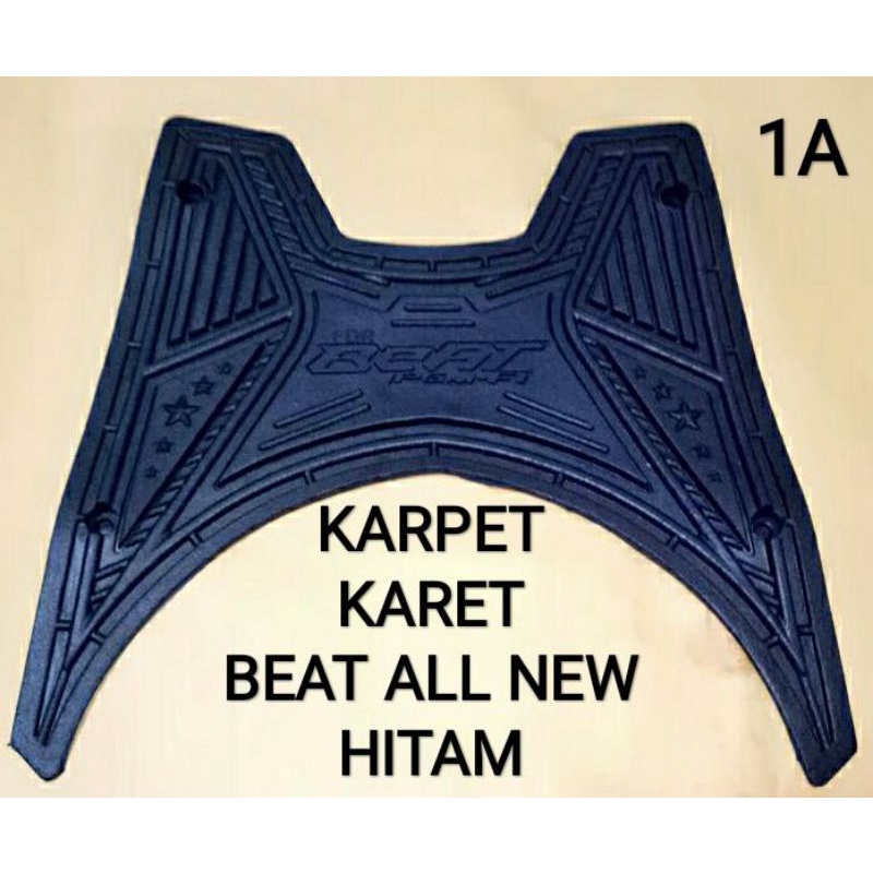 Karpet Beat All New Hitam Polos Karpet Motor Beat