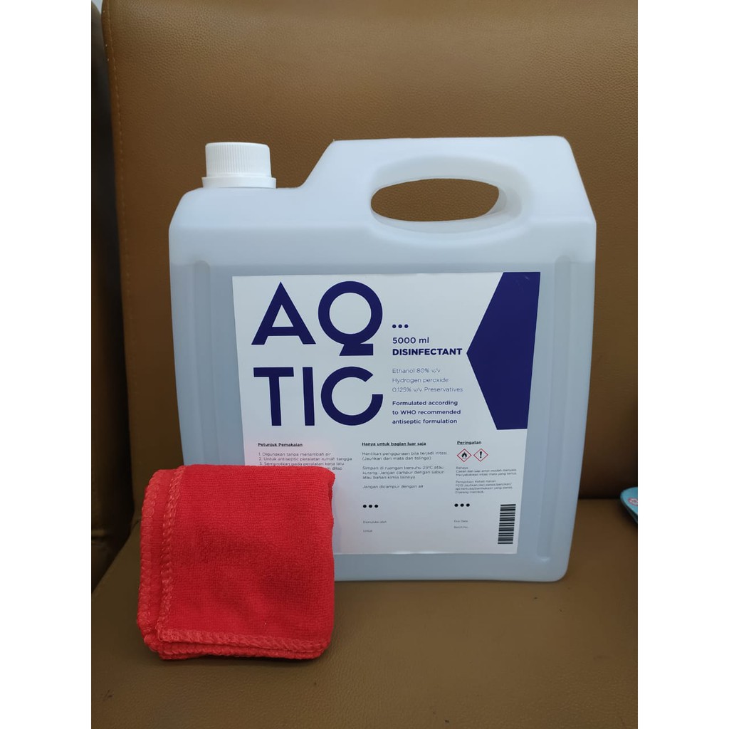 Aqtic Disinfectant 5000ml *FREE LAP MICROFIBER*