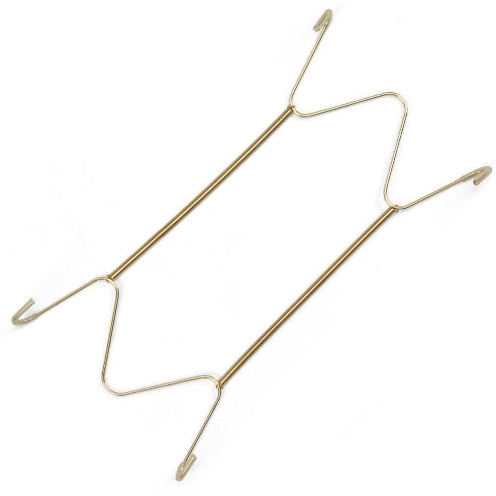 Quinton Dish Spring Holder6/7 /8 /10 /12 /14 /16 Inch Golden Art Dekorasi Rumah Pajangan Dinding Tetap Mengamankan Klip
