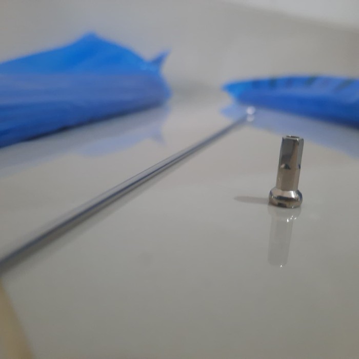 Jari Jari Ruji Spak Sepeda 26 UNITED STAINLESS 14Gx262 Chrome SATUAN