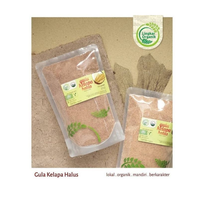 

Gula kelapa halus 500 g lingkar organik