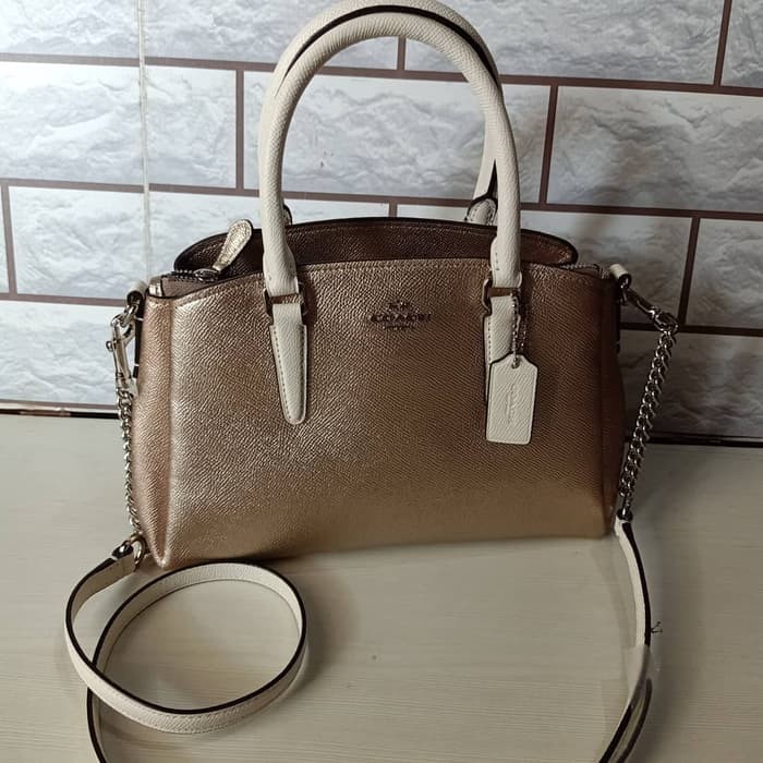TAS WANITA COACH ORIGINAL - COACH MINI SAGE CHALK PLATINUM MULTI