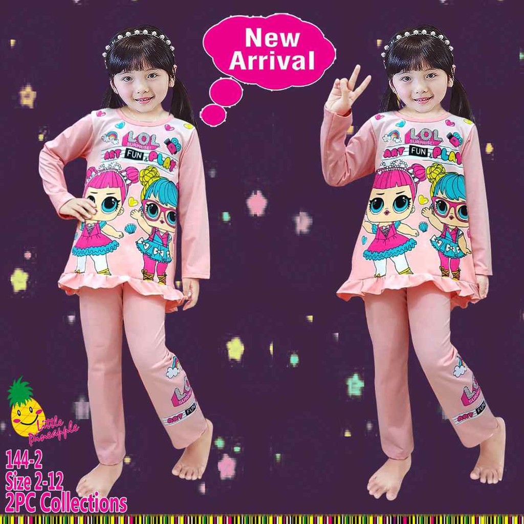 SETELAN PIYAMA ANAK PEREMPUAN