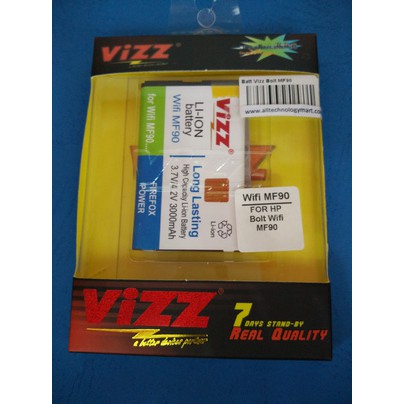 Battery/Baterai Vizz Original Double Power Bolt Wifi MF90 3000mAh