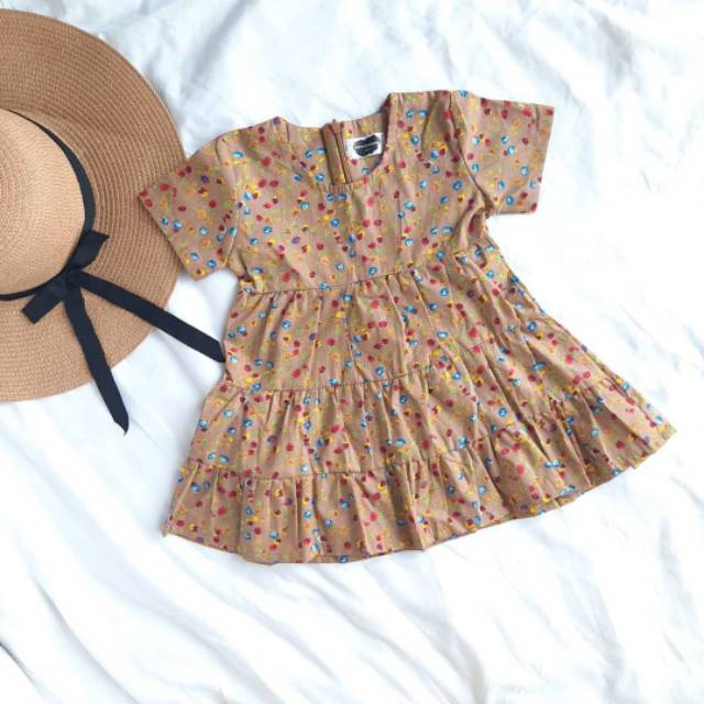 HANA DRESS MILO / DRESS ANAK / DRESS ANAK PEREMPUAN