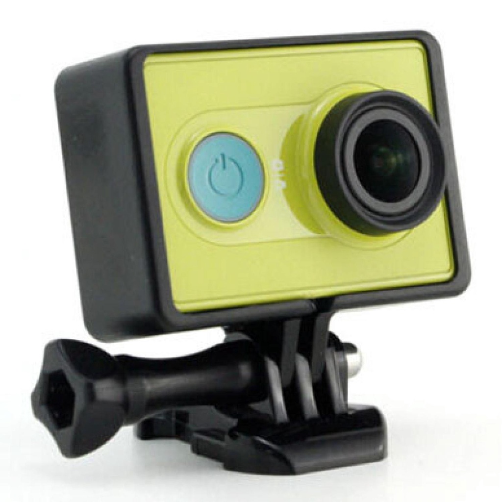 Casing anti air untuk action camera GoPro Dazzne Waterproof Flat Button Housing Case For GoPro Hero 4 - DZ-307 Vamson Plastic Side Frame for Xiaomi Yi Action Camera - GP-CA29