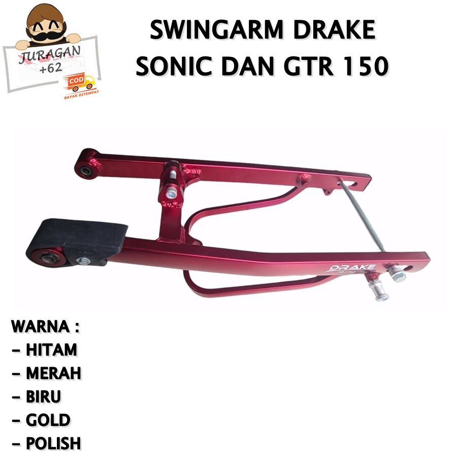 SWINGARM SWING ARM HONDA SONIC SUPRA GTR 150 DRAKE RACING