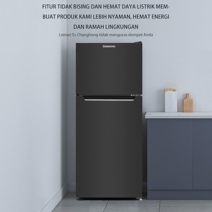 CHANGHONG CRF208 Kulkas Lemari Es 2 Pintu - CRF 208 Low Watt (165L)