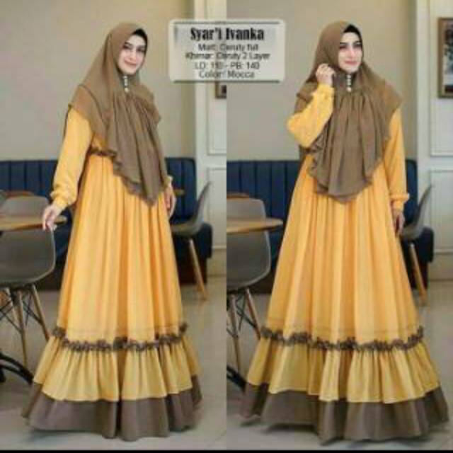 Gamis Pesta Syari Ivanna