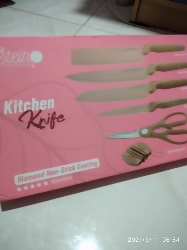 Diamond Knives Set Steincookware / Pisau Set Steincookware