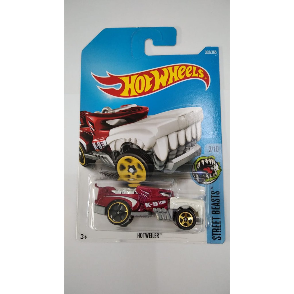 Hot Wheels Hotweiler HW Street Beasts Hotwheels Diecast Mobil Mainan Anak 303/365