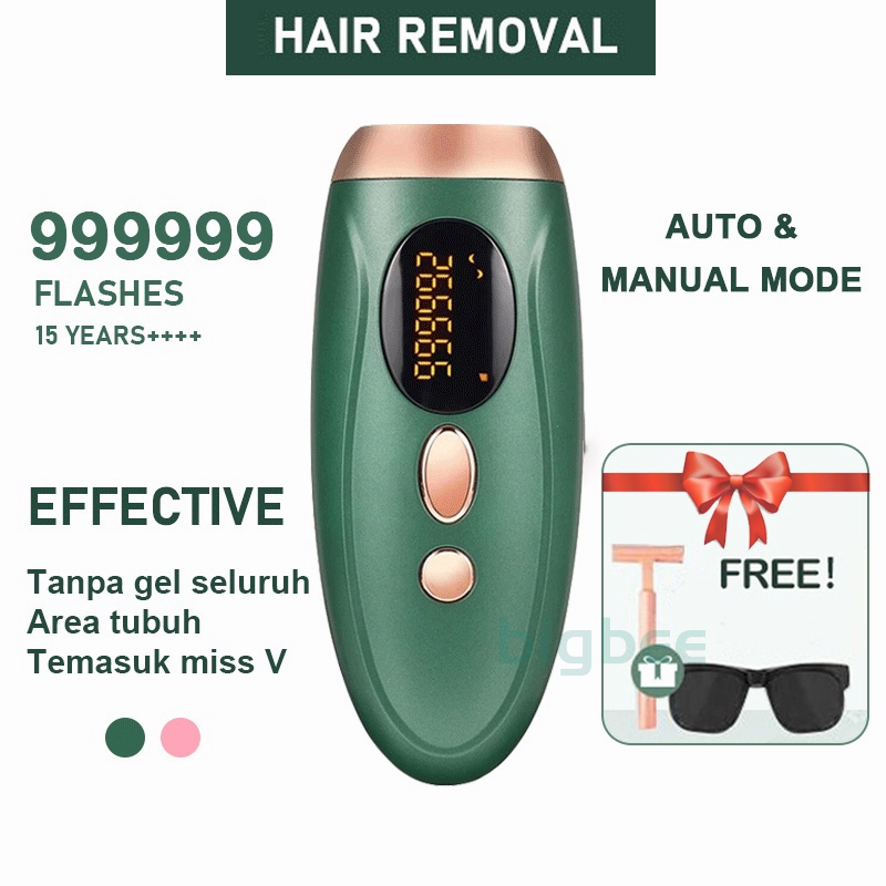 IPL laser Hair Removal Perontok Bulu Permanent Alat Penghilang bulu Ice Cold Laser TANPA SAKIT