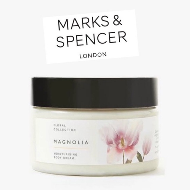 Marks and Spencer Moisturising Body Cream 250ML with M&S Paper bag  - Magnolia Asli Made in the UK
