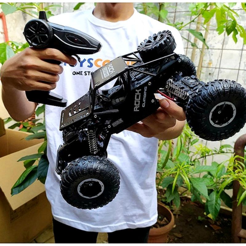 RC Rock Crawler 4WD Besar Remote Control Batre Cas - Mainan Mobil Balap Remot Kontrol Car Jeep Offro