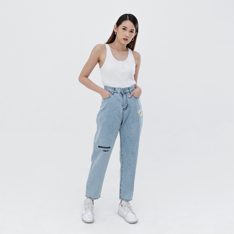 VIERLIN - Jeans 3105 - JEANS WANITA HIGHWAIST