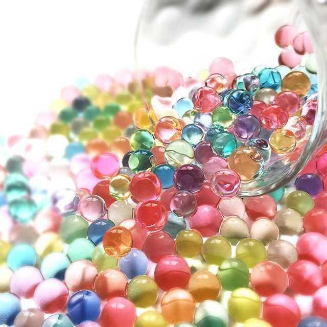 Water beads / Hydrogel Bola Air Warna Warni Mainan Sensory Toys