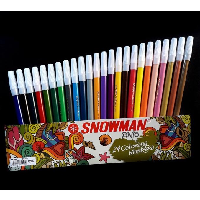 

Buruan serbu] Snowman Spidol 24 Warna