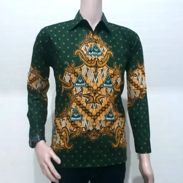 Original Batik Gp Ansor Hijau Nu Shopee Indonesia