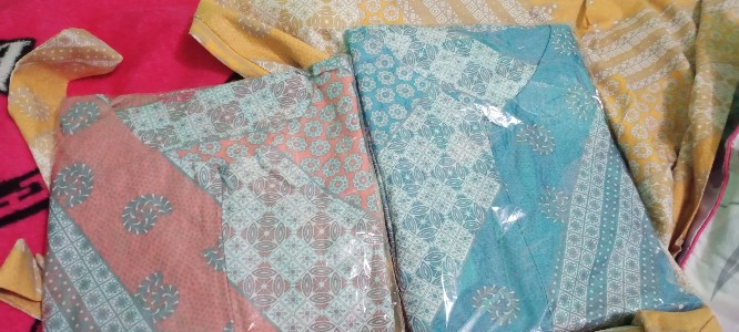 Gamis Batik Kembang Muda